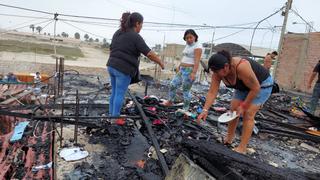 Pisco: Tres familias lo pierden todo en incendio del distrito de San Andrés