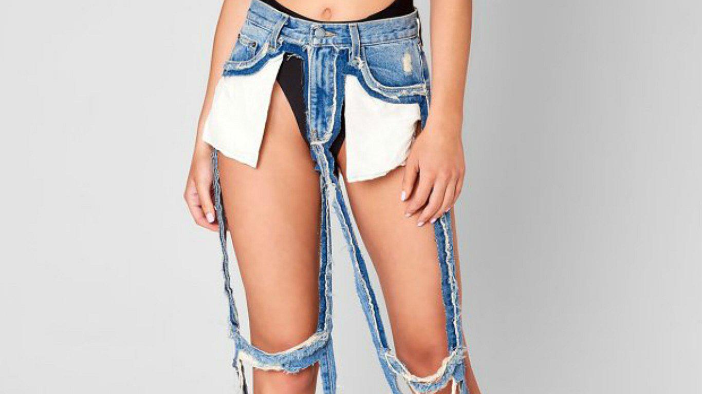 Peculiares jeans causan asombro por exorbitante precio (FOTOS)