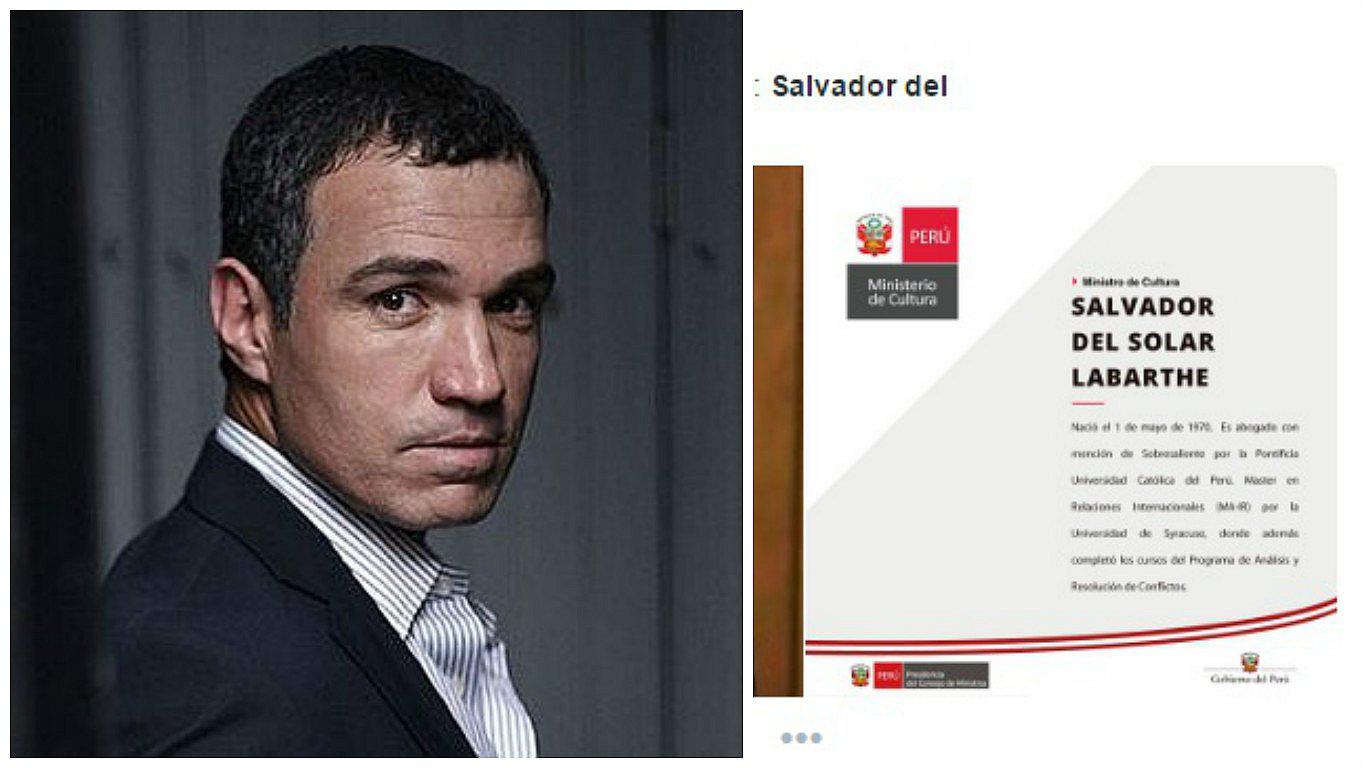 Salvador del Solar: asi reaccionan las redes sociales tras su designación como ministro de Cultura