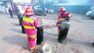 A diario se registra un accidente por fuga de gas en viviendas de Huancayo