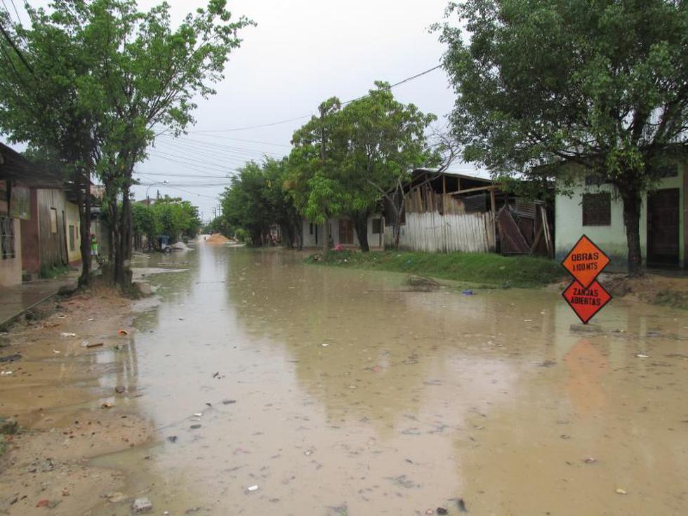 Lluvia de más de ocho horas inunda parte de Iquitos