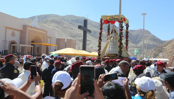 Virgen de Chapi en procesión. Foto: GEC