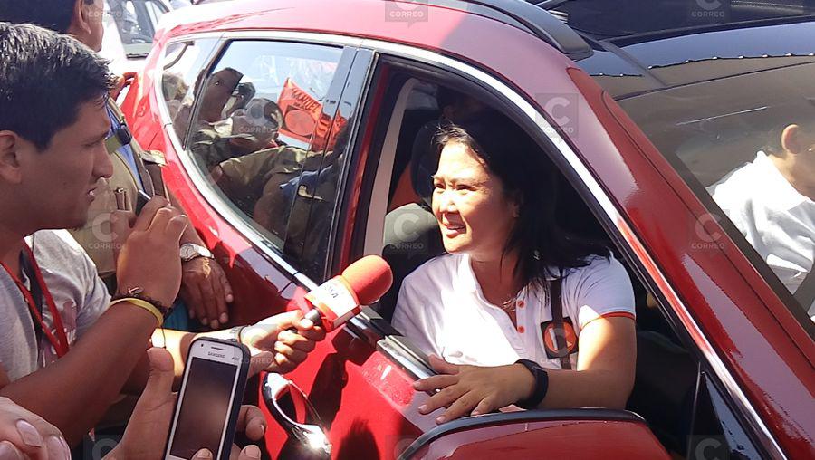 Keiko Fujimori: Apoyados por Nadine Heredia están trabajando en contra de mi candidatura