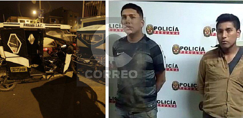Delincuentes asaltan pollería, uno queda herido y otro llora tras ser detenido (FOTOS Y VIDEO)