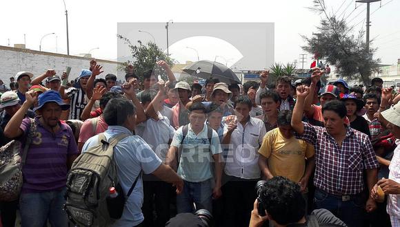 Agricultores arriban a Lima y rechazan acuerdo con Minagri