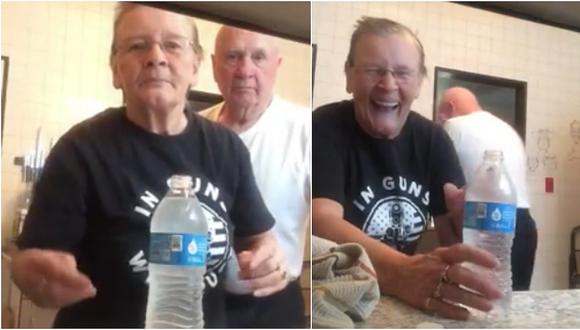 Facebook: anciana troleó a su esposo con este cruel "truco de magia" (VIDEO)
