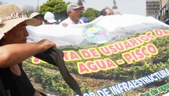 JUA convoca a gremios a luchar por el agua en Pisco
