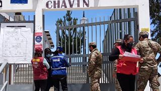 Chincha: Policías y militares resguardan proceso de revocatoria en Chavín