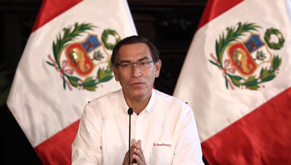 Presidente Martín Vizcarra informará sobre las medidas que se vienen implementando por el estado de emergencia para frenar avance de coronavirus. (Foto: GEC)