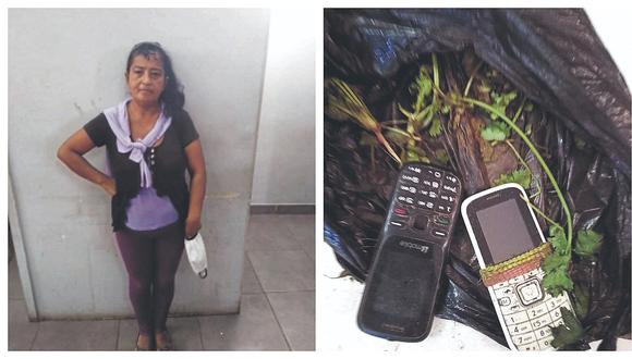 Tumbes: Cae mujer que pretendió ingresar celulares al penal  