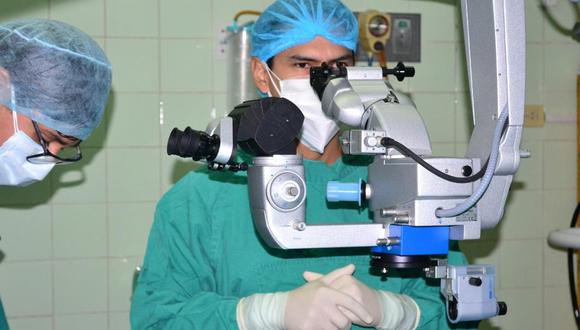 Lambayeque: Hombre sufrió perforación de córnea en su ojo izquierdo y médicos recuperan su visión (Foto: EsSalud)