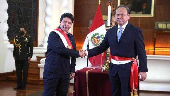 Senmache fue censurado por el Congreso de la República el último viernes 1 de julio. Foto: Presidencia del Perú
