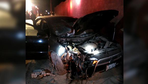 Accidente: Familia de Tacna despista en auto cuando llegaban a Ilo