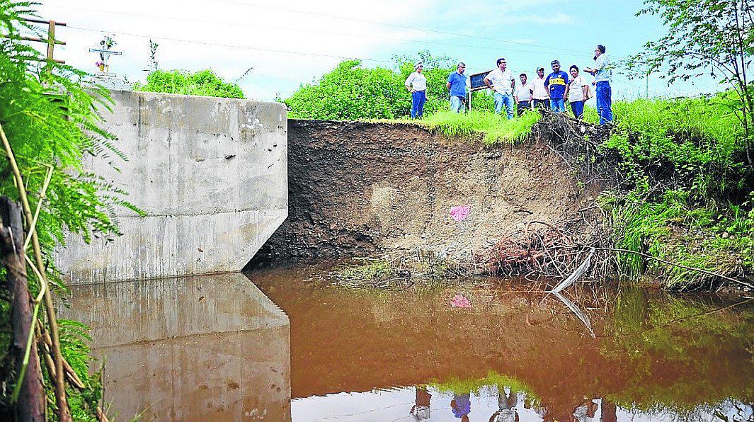 Piura: Puente que une distritos de Tambogrande y Chulucanas podría colapsar