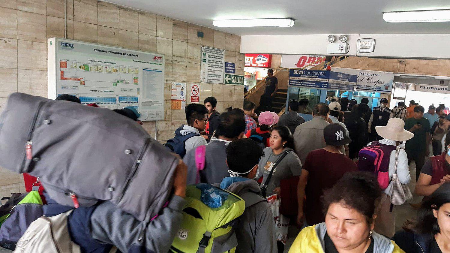 GRA habilita inscripción para arequipeños que deseen retornar