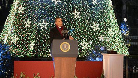 EE.UU.: Barack Obama inaugura encendido navideño
