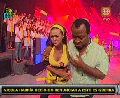 Esto Es Guerra: Padre de Angie Arizaga se la lleva del set en vivo 