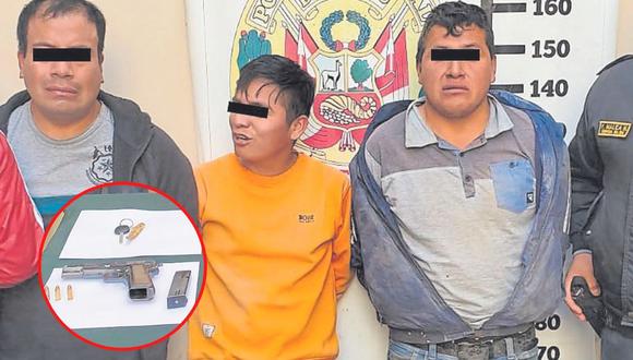 La Policía detuvo a tres presuntos integrantes de “Los Carnales del Norte”, quienes planeaban varios asaltos en Trujillo.
