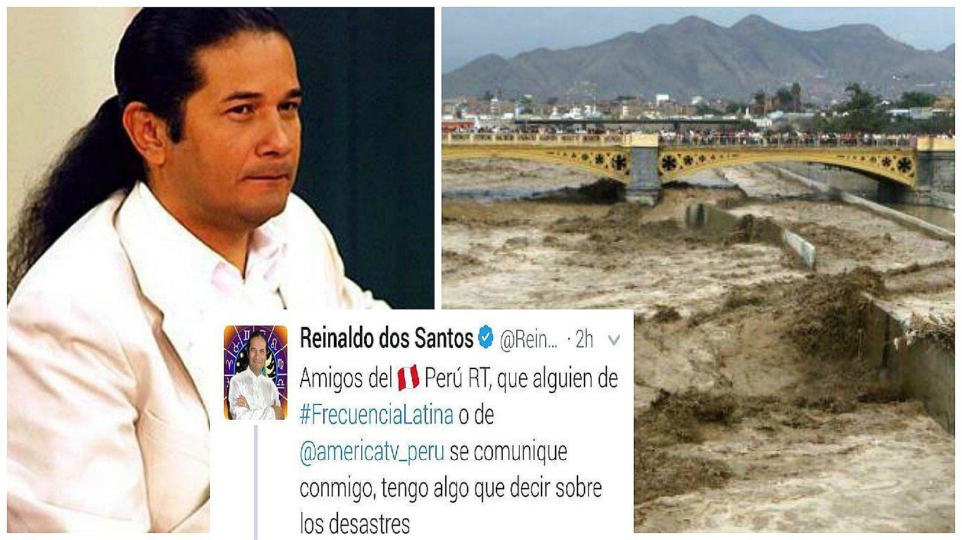 Vidente pide a canal de TV que lo llame para hablar sobre huaicos, pero le responde así (FOTOS)