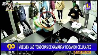 “Las tenderas de Gamarra” vuelven robando celulares en La Victoria