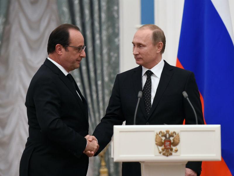 Vladimir Putín acepta colaborar con Francia y coalición de EE.UU.