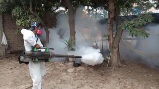Fumigan 2,700 casas para evitar el avance del dengue en La Libertad