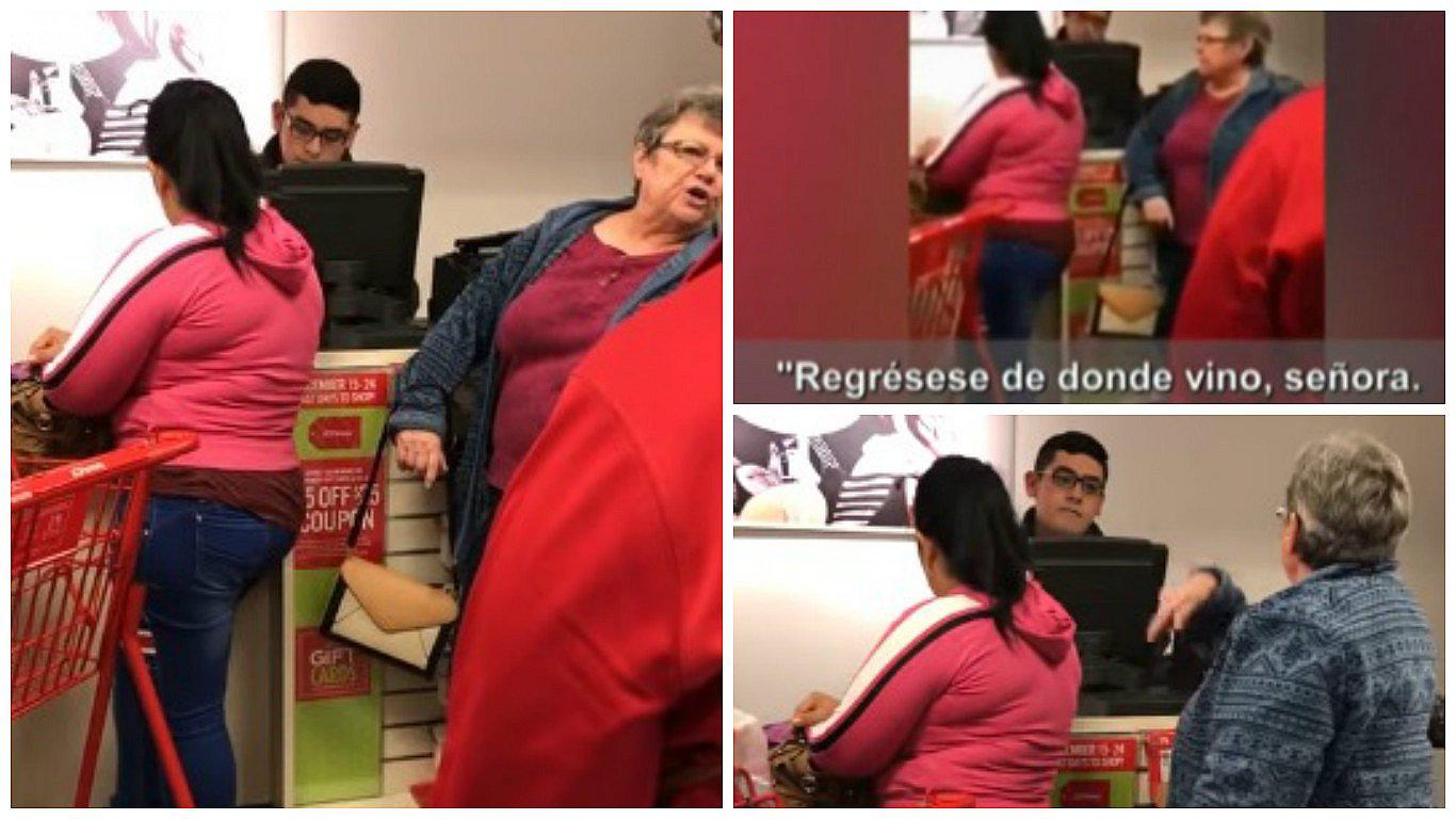 Facebook: indignación por anciana que lanza insultos racistas contra latinas (VIDEO)
