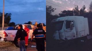 Casma: Esposos pierden la vida tras choque entre camioneta y tráiler