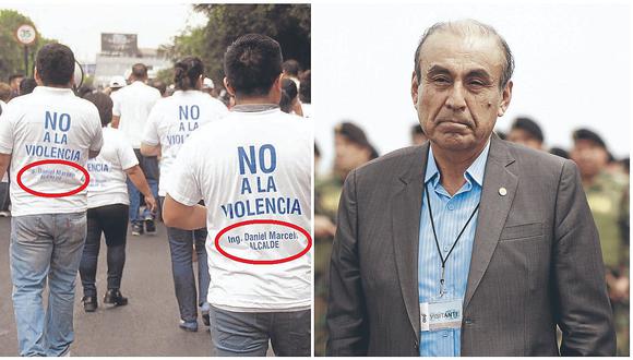 Gestión de Marcelo usó fondos de municipalidad para comprar polos en “Marcha por la Paz” 