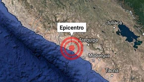 Sismo de 4.6 grados de magnitud en la provincia de Camaná en Arequipa