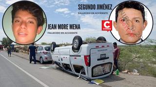 Piura: Dos muertos deja el choque entre miniván y mototaxi en la Panamericana