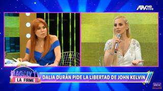 Dalia Durán se pronuncia tras críticas por defender a John Kelvin: “Reconozco que he tenido un bajón” (VIDEO)