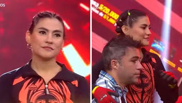 Camila Heredia abandona la competencia en "Esto es Guerra" a una semana de ingresar al reality. (Foto: Captura América TV)