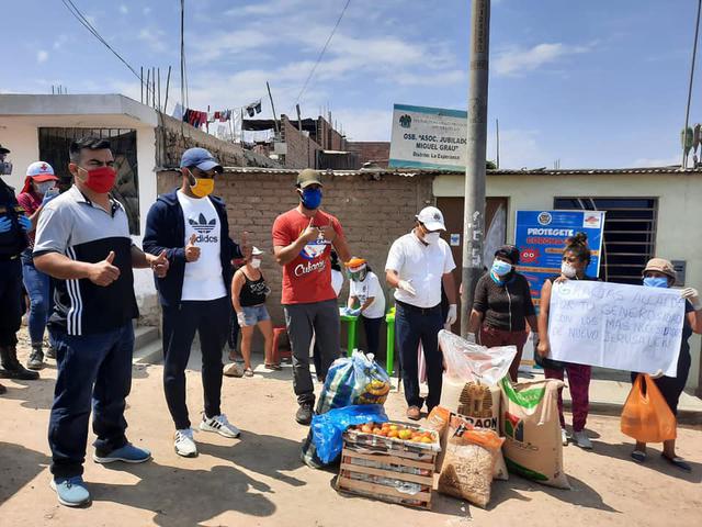 La Libertad: Empresario árabe abasteció con víveres a dos comedores populares. (Foto: Yaqook Mubarak)