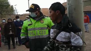 Capturan a presunto ladrón de autopartes en Juliaca