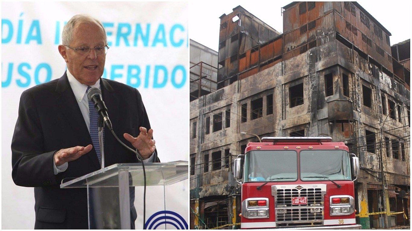 PPK sobre incendio en Las Malvinas: Hay un altísimo grado de informalidad en nuestra economía