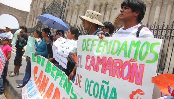 Pobladores de Ocoña exigen nulidad de la hidroeléctrica