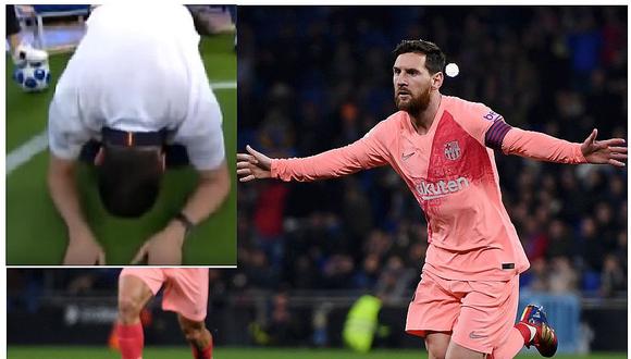 Periodista enloquece en vivo y se arrodilla ante futbolista: "Messi es Dios" (VIDEOS)