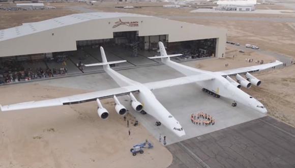EE.UU. comienza las pruebas del mayor avión jamás construido [VIDEO]