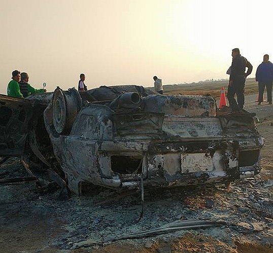 La Libertad: Automóvil explota y deja cuatro muertos (VÍDEO) 