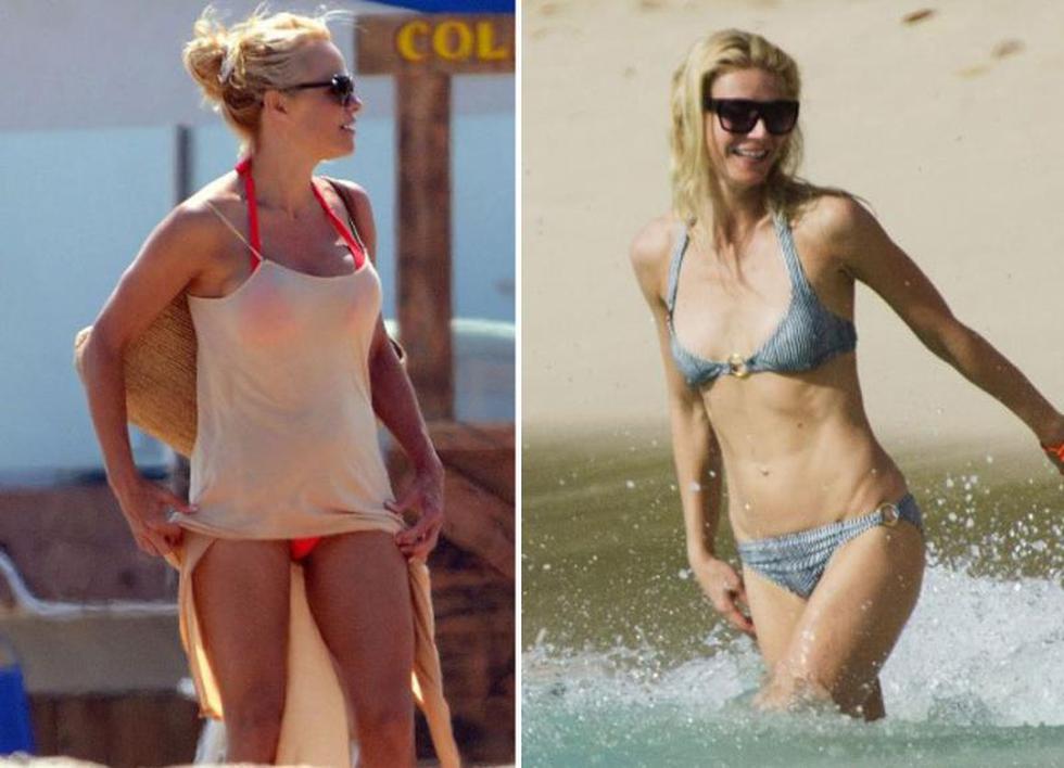 Famosas de más de 40 años lucen sexys en bikini  