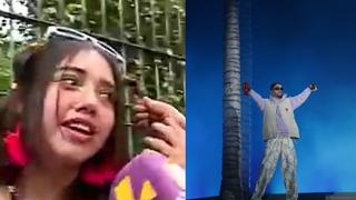 Madre peina a su hija en la cola del segundo concierto de Bad Bunny: “Estoy remodelándola” (VIDEO)