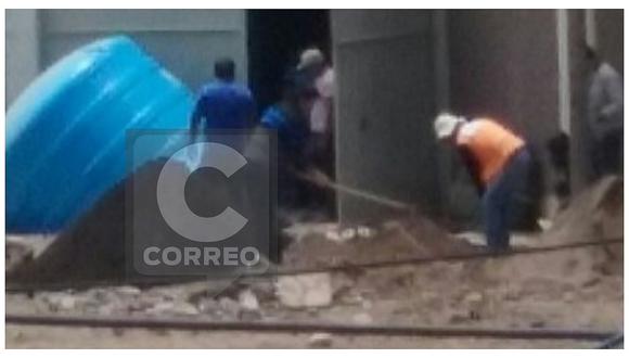 Whats App: discoteca entierra cisterna en la vía pública (VIDEO)