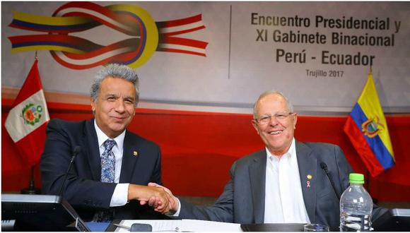 PPK y Moreno firman Declaración de Trujillo tras reunión binacional