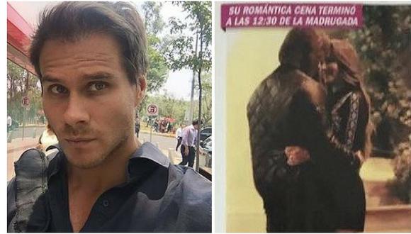 Revista capta a Miguel Arce y actriz mexicana dándose apasionados besos (FOTOS)