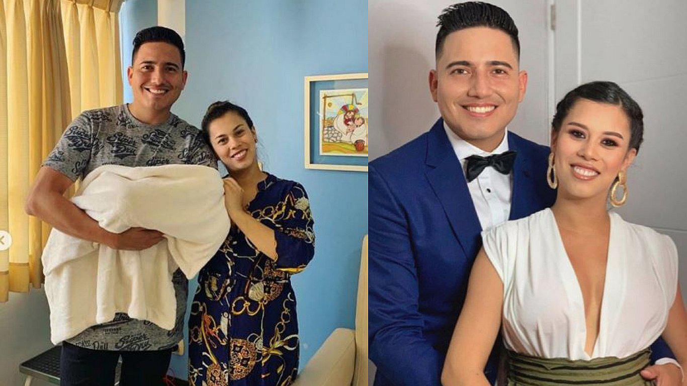 Pedro Loli y su novia sorprenden al presentar a su bebé en televisión (VIDEO)