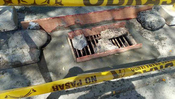 Municipio de Huánuco repone tapas de buzones que fueron robadas y otras que están deterioradas. (Foto: Municipalidad de Huánuco)