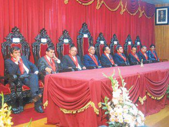 Conformación de salas superiores