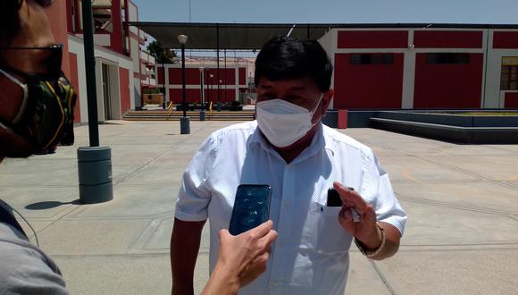 Alcalde provincial de Tacna Julio Medina Castro informa que cambió a los responsables de todas las metas. (Foto: Adrian Apaza)