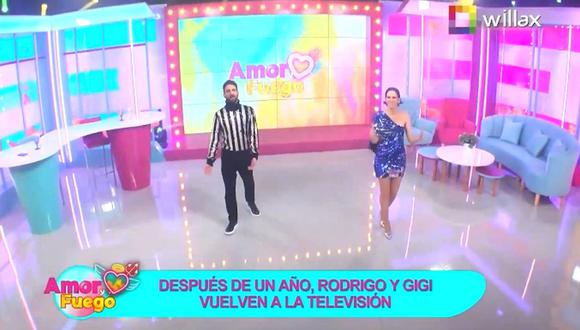 Así fue el estreno de “Amor y Fuego” con Rodrigo González, ‘Peluchín’, y Gigi Mitre en Willax TV. (Foto: Captura de video)